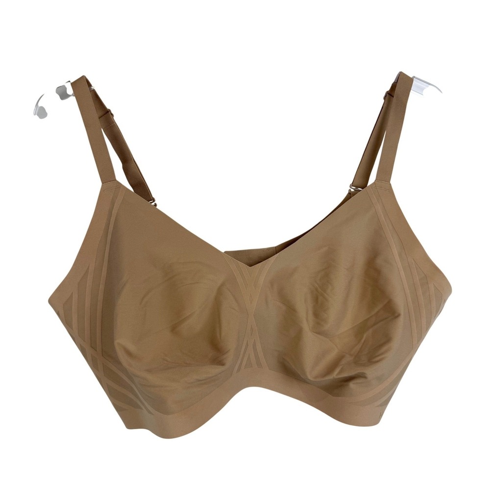 Honeylove Silhouette Bra Sand Wire-Free Smoothing Support 42C/D 2X - Picture 2 of 6